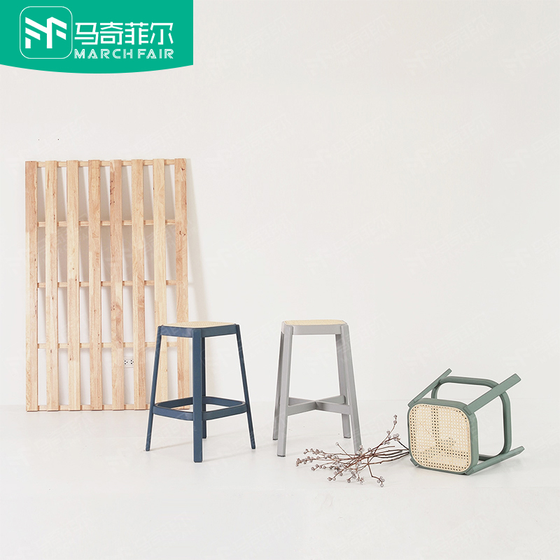 Marchfield Nordic bar chair creative bar chair modern minimalist front desk chair high stool bar stool