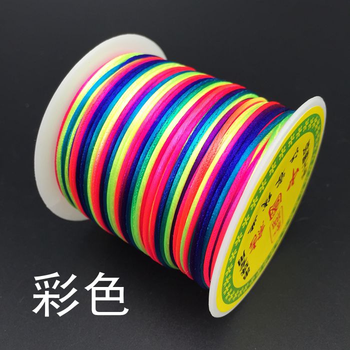 Trung Quốc dây 7 dây bện bện dây đeo mặt dây chuyền bé dây đỏ tay dây bện - Vòng đeo tay Clasp vòng tay titan