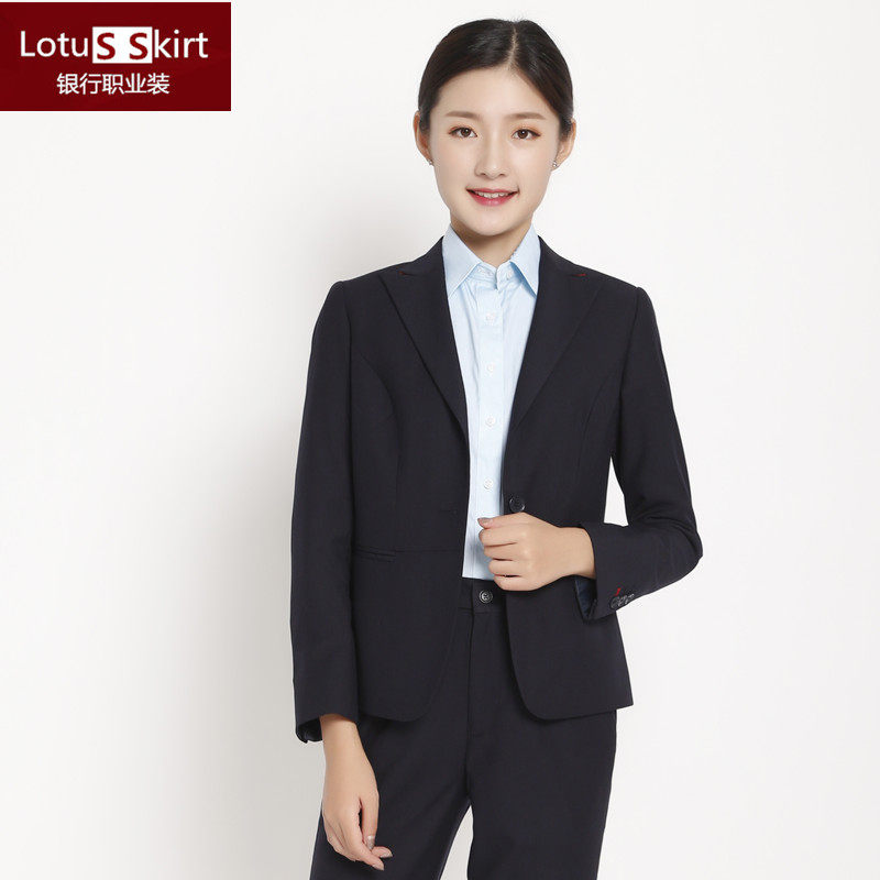 Pu Hair Bank Line Suit Woman Pu Hair Bank Co-Tooling Work Clothes to Work Puhair Work Jacket West