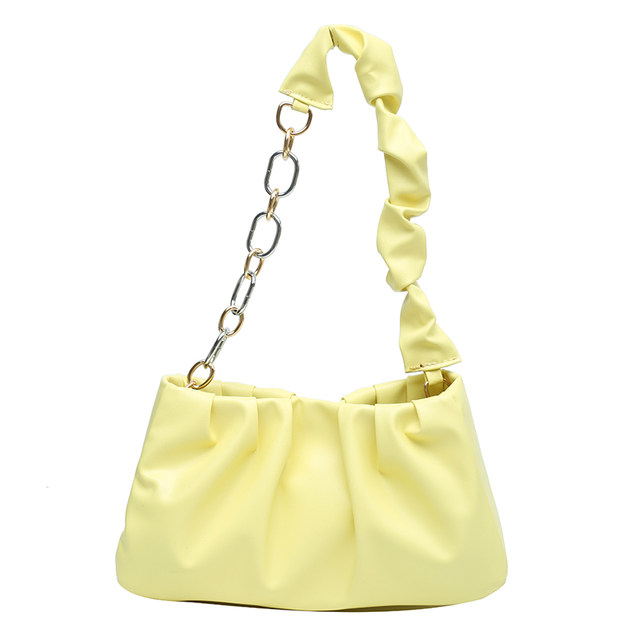 Niche bag shoulder bag 2022 new Korean version trendy and versatile cloud bag pleated bag armpit bag women's bag handbag