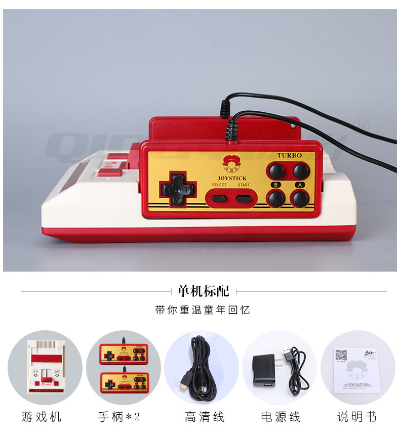 Máy chơi game Cassidy c28 tại nhà NES TV FC máy màu đỏ và trắng HDMI HD 4K Bộ điều khiển trò chơi tay cầm game