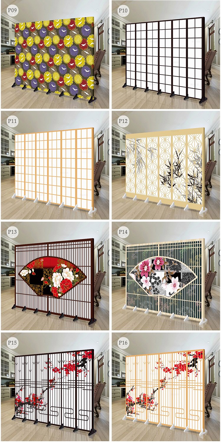 Màn hình kiểu Nhật phân vùng hiện đại tối giản màn hình ròng rọc nhà hàng khách sạn phục vụ hiên Zen màn hình gấp mới của Trung Quốc - Màn hình / Cửa sổ khung cửa