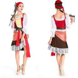 海盗服饰万圣节女海盗服 Pirate Costumes万圣狂欢派对装角色扮演