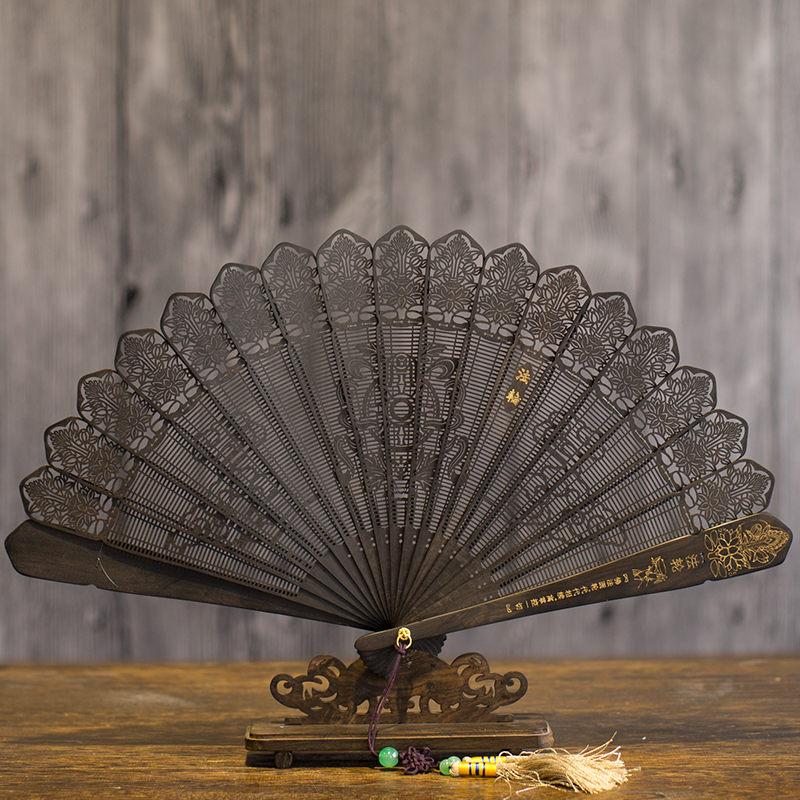 Suzhou Sufan Purple Honolu Fan Fan Top Fan China Featured Old Foreign Gift Boutique Craft Fan