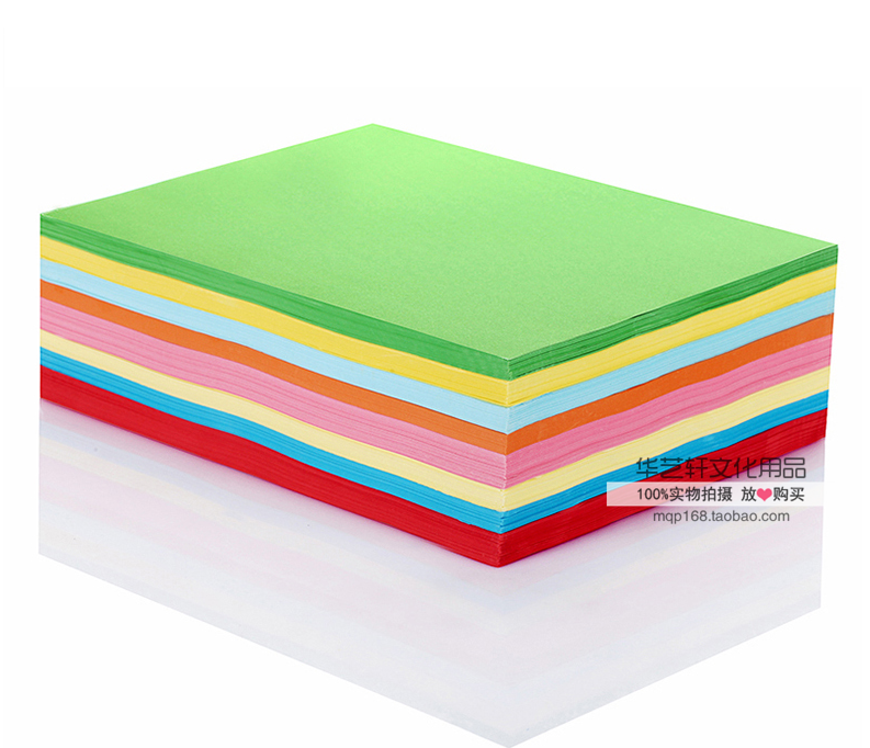 Color paper a4 square hand paper color thousand paper crane 70 grams of elementary school handmade cardboard derivatives materials