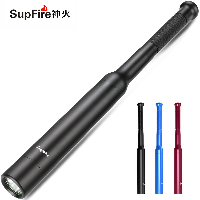 God Fire Official Flagship Baseball Bat Bright Light Flashlight Y11 LED Wolverine Tooth Stick Outdoor Anti-Body Supplies