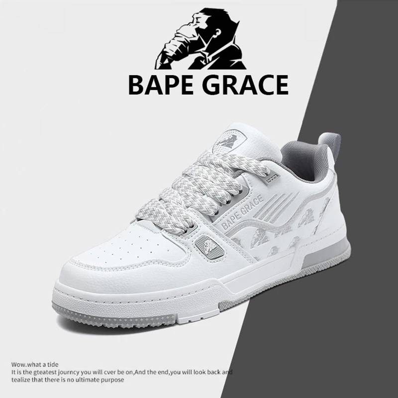 Ape Duke Sneakers 2026 New Model Leather Surface Shoes with Luminous Shock Absorption, Versatile Sports Casual Shoes Ape Duke Sneakers 2026 New Model Leather Surface Shoes with Luminous Shock Absorption, Versatile Sports Casual Shoes
