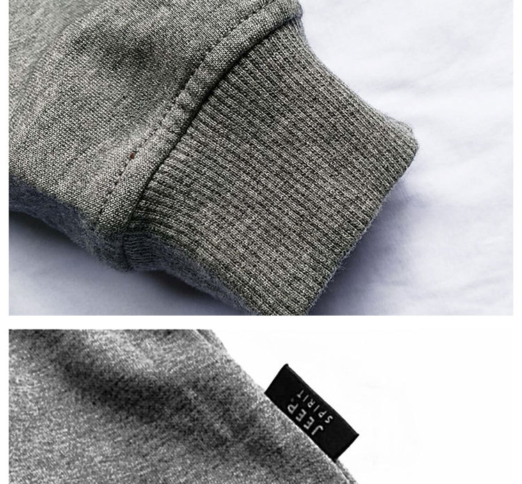 Mùa xuân và mùa thu nam trung niên Jeep áo len dài tay cotton cỡ lớn jeep nam hàng đầu độc quyền chính hãng hoodie nam đẹp