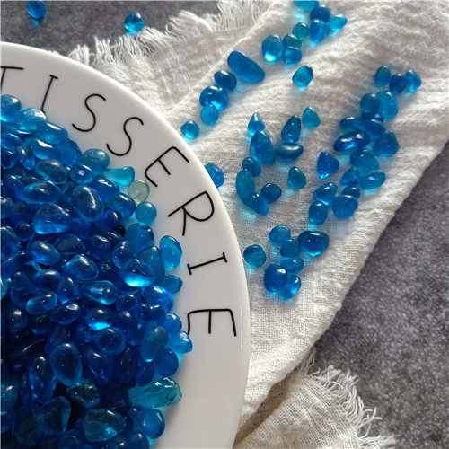 Repair for Man tea tray Manzaro eight for natural seven gems blue glass Buddha statue stupa treasure bottle 50 grams