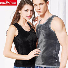 【顶鹿】男女加绒加厚保暖背心