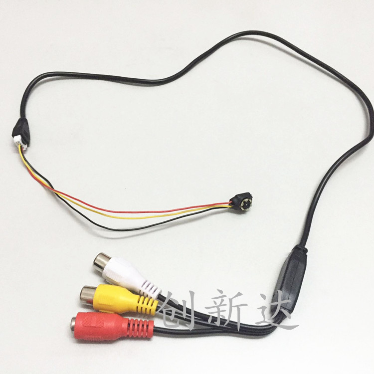 Peqing cable camera surveillance camera wired AV signal monitor home monitor