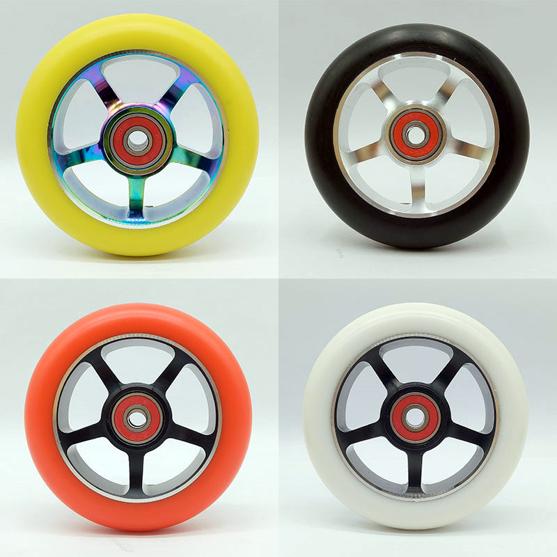 Multiple color Optional Limit skateboard wheels High elastic abrasion resistant PU100mm Wheel