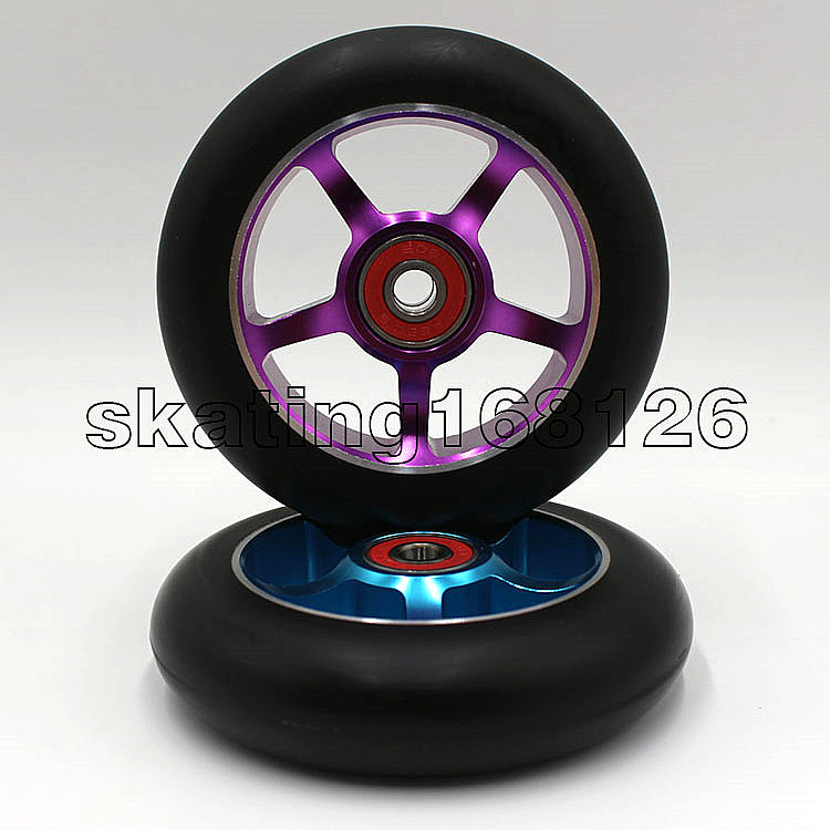 Hot Sell High-quality Aluminum Alloy Skateboard Wheels 100x24mm Ultimate Scooter Abrasion Resistant PU Accessories Standard Bearings