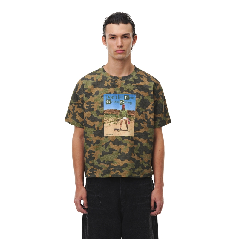 Under20 Replica of Breaking Bad Camouflage Print Pure Cotton Summer Short-Sleeved T-Shirt