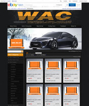 Customized eBay Store Decoration Auto Parts and Motorcycle Shop Decoration eBay Description Template