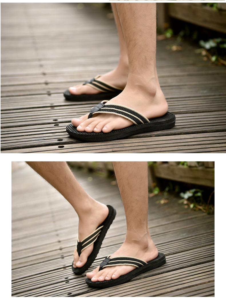 9.9 mùa hè flip flops nam pinch cá tính mặc giày bãi biển nam xu hướng dép và dép mùa hè không trượt sinh viên