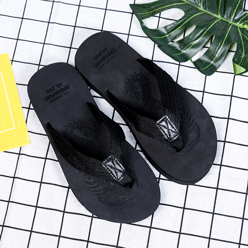 9.9 mùa hè của nam giới flip-flops dép của nam giới chịu mài mòn non-slip trọng lượng nhẹ nền tảng giày mùa hè pinch cá tính