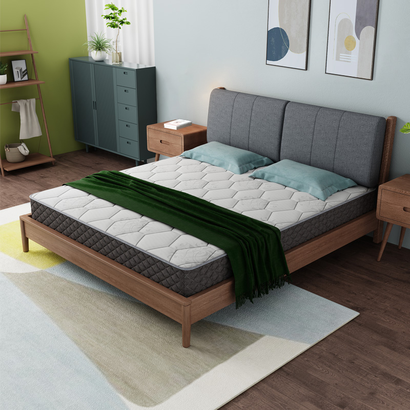 100 Squared Natural Latex Mattresses 1 8m Soft and soft dual-use single bag spring mute mattress Home Coconut Palm Mattress