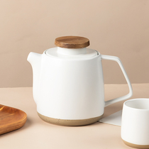 Ink Nordic ceramic teapot cup set home living room cool Kettle tea cup modern light luxury water cup water tool