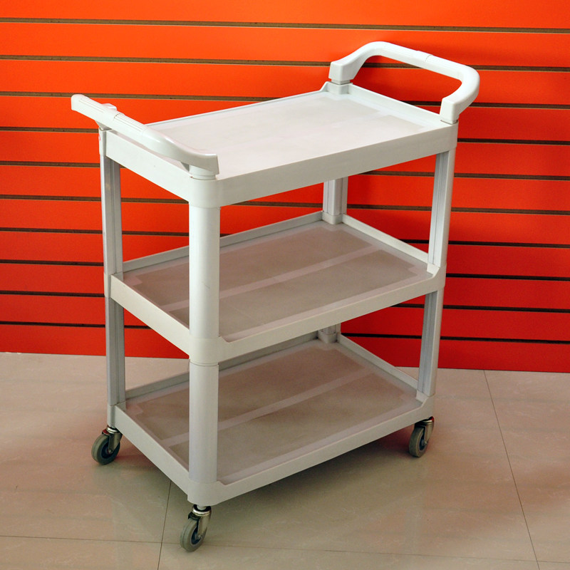 Containing disc collection cart Multi-purpose three-layer trolley small number delivery dining box car