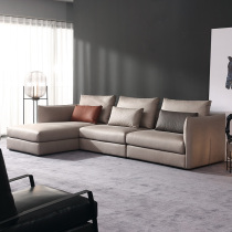 Willpower light extravaganza minimalist Nordic tech cloth down living-room trio Corner Combo Sofa Modern Designer