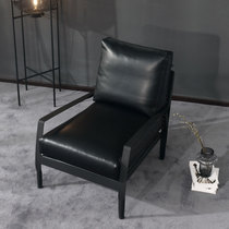 Nordic Single Sofa Chair Modern Minimalist Fashion Casual Chair Living Room Light Extravagant Personality Iron Art Genuine Leather Sloth Sofa