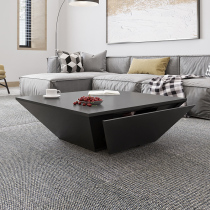 Nordic Creative Styling Profiled Tea Table Minimalist Designer Black Guest Hall Furniture Modern Personality Square Tea Table