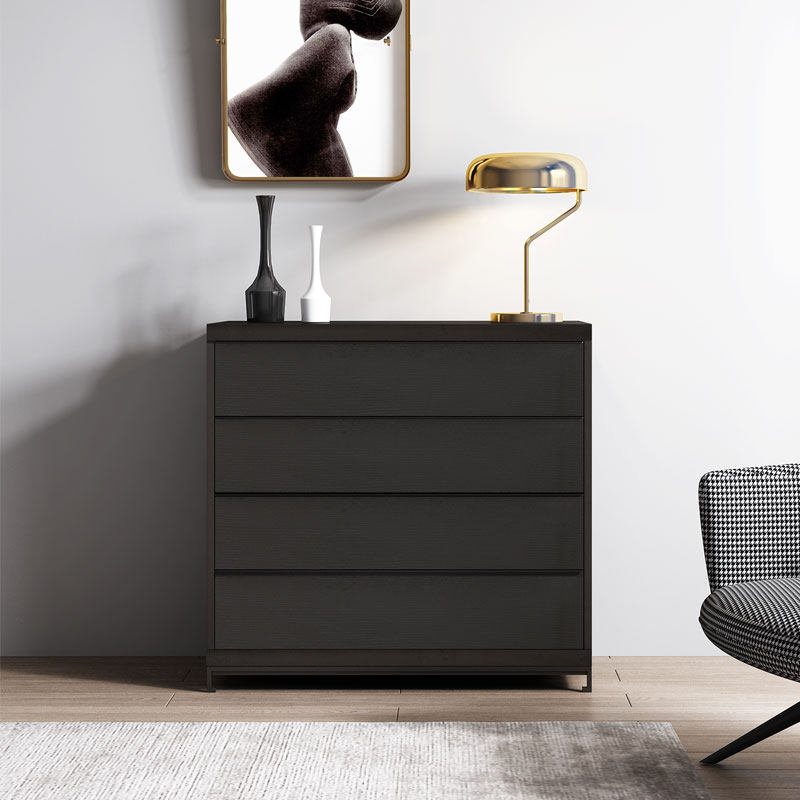 Italian modern minimalist storage cabinet storage cabinet drawer cabinet Nordic minimalist living room bedroom three or five drawer cabinets can be customized