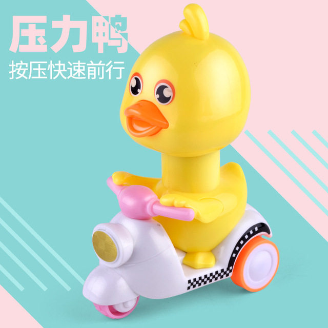 Tsui Ying Same Press Little Yellow Duck Yi Kids Small Car Injury Motorcycle Kids Kids