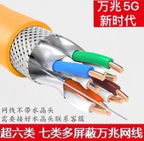  Anpu super seven class 7 network cable 10 Gigabit double shielded CAT7a class 8-core pure oxygen-free copper network pure copper cable 305 meters