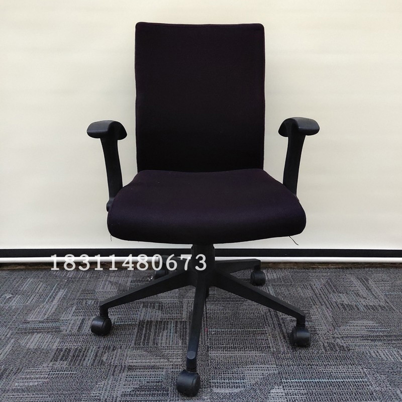 Office chair home computer chair staff chair reception chair conference swivel chair lift seat black swivel chair used