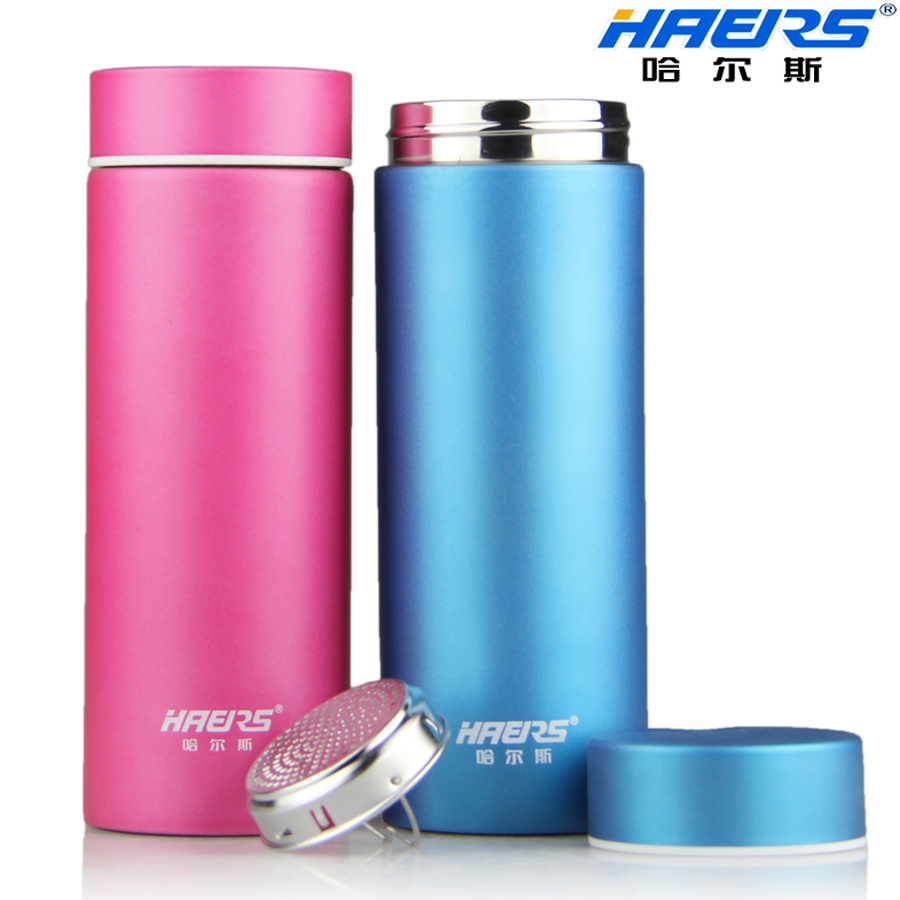 Hales men's and women's water glass office cup accompanying cup 304 stainless steel cartoon vacuum insulated cup 320ML