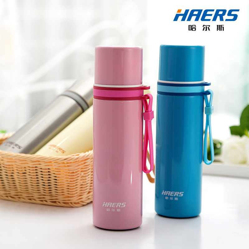 Halse Thermos cup 500ml stainless steel bullet water cup men's women's cup Tote bag cover kettle