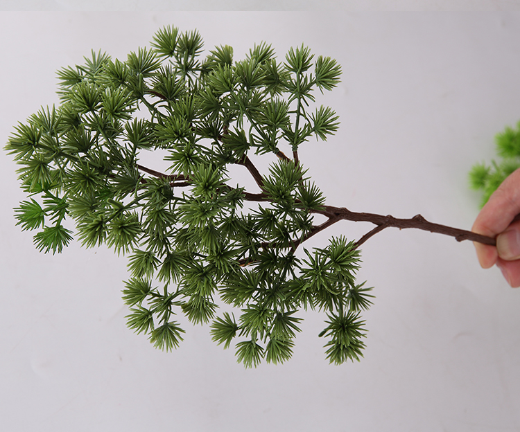 Mô phỏng cây thông Song Chiya thông Luo Han thông chậu cảnh đạo cụ lá hoa giả vẻ đẹp thông chào đón cây thông - Hoa nhân tạo / Cây / Trái cây lan giả hạc rừng