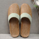 Household slippers summer women's cute home non-slip cotton and linen silent soft-soled linen slippers men's indoor slippers