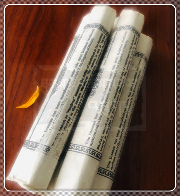 Bhutan Lhawang Traditional white paper rolls 21 cm 27 (Bhutanese kids' shop)