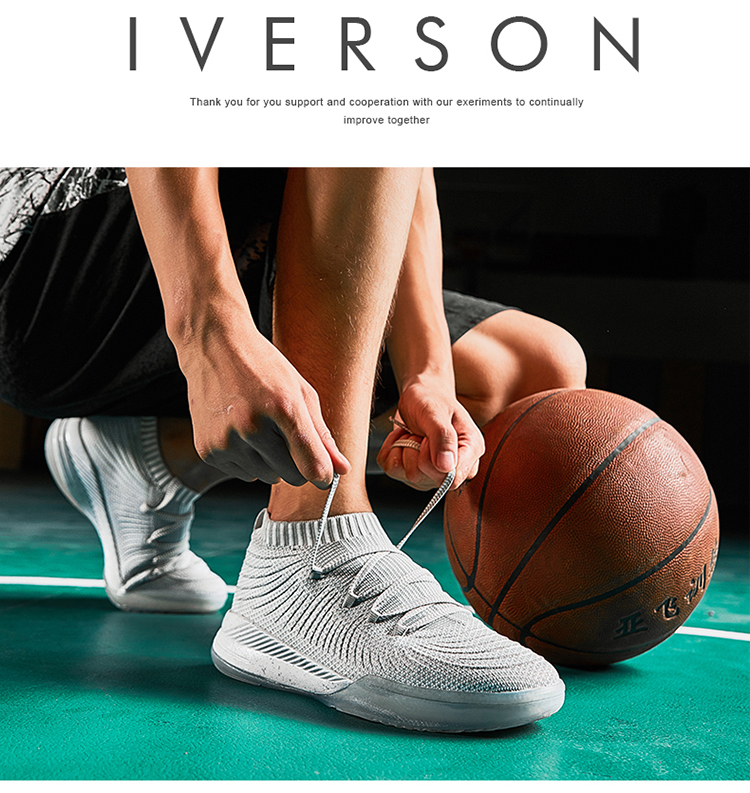 Giày bóng rổ Iverson cho nam và nữ thấp để giúp bảo vệ thoáng khí ủng chống mòn giày đệm giày thể thao đẹp