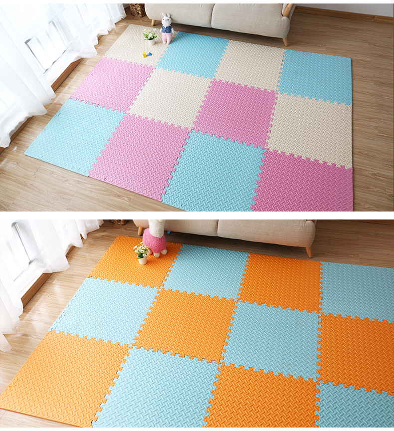 Neeu bọt mat 60 × 60 trẻ em mat khâu dày tầng mat câu đố nhà bò mat phòng ngủ