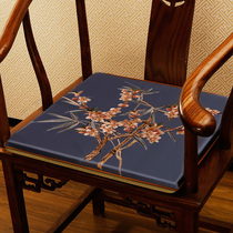 Chinese Red Wood Sofa Hair Chair Subcushions Vintage Furniture Circle Chair Taiko Chair Official Hat Chair Non-slip Mat custom-made chair cushion