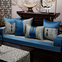 Red Wood Sofa Cushion Five Pieces Backrest Modern Chinese Solid Wood Living Room All Season Universal Non-slip Upscale Sofa Cushion