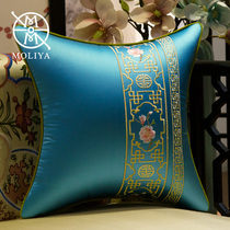 Chinese style hug cushion Chinese wind red wood sofa New Chinese living room Pillow Modern Embroidered vintage Classical Holding Pillow