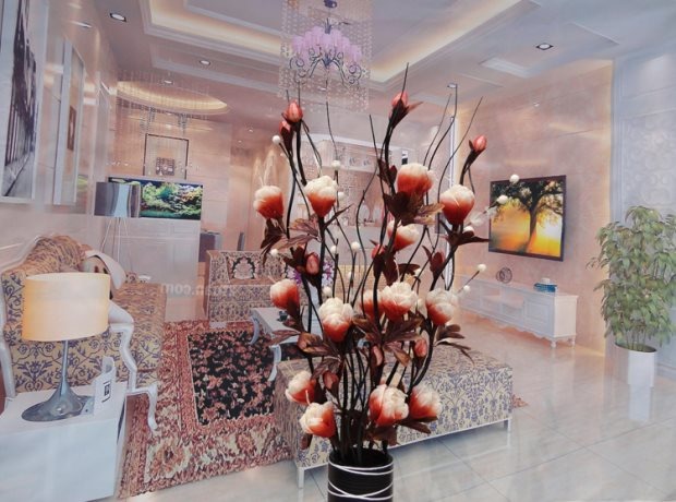 Hoa lá mô phỏng hoa khô sàn phòng khách hoa giả hoa giả trang trí hoa phong phú hoa mẫu đơn hoa châu Âu vĩnh cửu hoa - Hoa nhân tạo / Cây / Trái cây hoa lan giả hạc