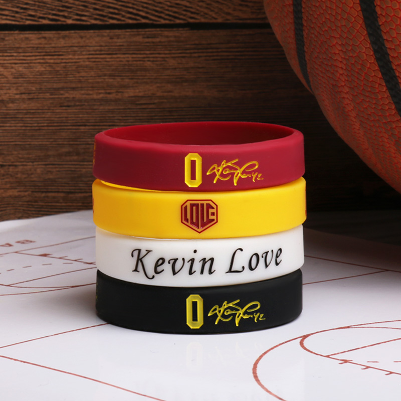 Kevin Love Bracelet Cavaliers Star Basketball Wristband Love0 Men's Jewelry Trendy People Playing Basketball Silicone Peripherals