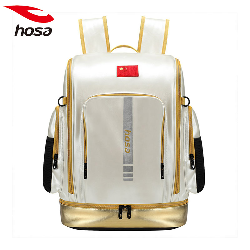 hosa hot sand dry wet separation large capacity bottom with shoe cabin athlete double shoulder bag PU leather slight splash-Taobao