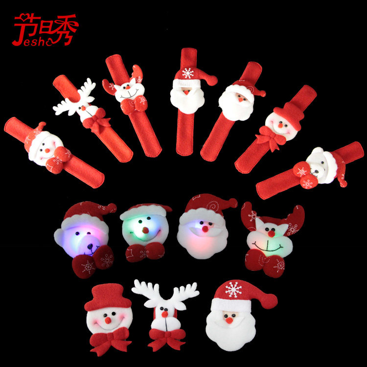 Christmas clap ring Decorative supplies bracelet Christmas Clap ring Children kindergarten gift Old man Clap ring