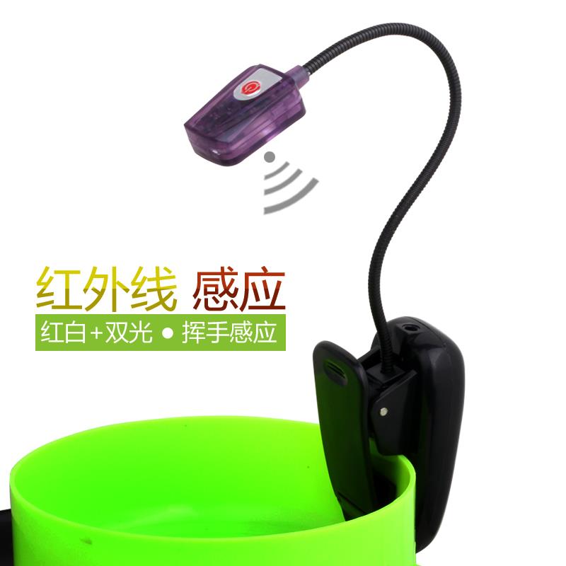 Pull bait disc light Bait Light Clip Type of bait light Bait Light Fishing Light Fishing Light Fishing Light Fishing Night Fishing Light Charge