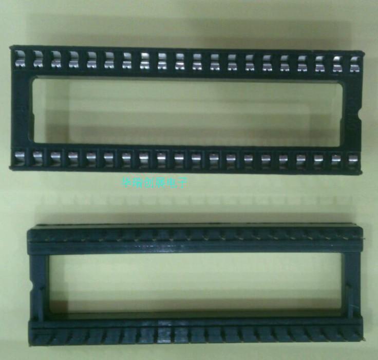 IC socket 40P integrated circuit seat DIP40 foot socket 40P chip holder can be shot straight