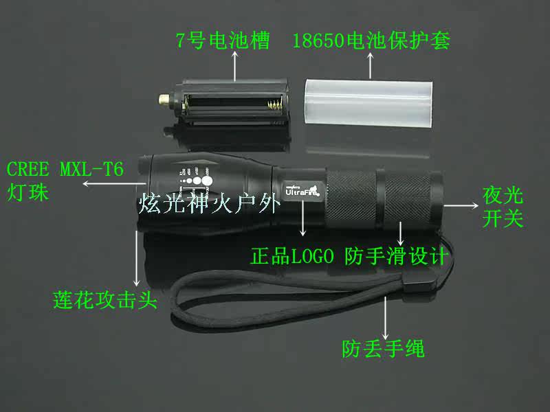 Eclairage pour vélo ULTRAFIRE - phare - Ref 2400450 Image 12