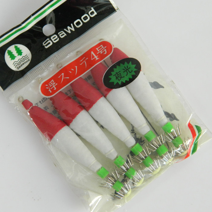 Luminous squid hook, fish hook, octopus hook, fishing hook, sea fishing hook, Luya hook, fishing gear, cloth squid hook