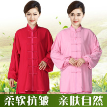 New Summer Pure Cotton Tai Chi Clothing Women China Wind Mens All-cotton Martial Arts Clothes Suck Sweat and breathable Taijiquan Martial Arts